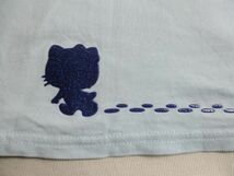 BA873【HELLO KITTY】ハローキティー　プリント　半袖　Ｔシャツ　男児　淡青　130_画像9