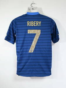 Французская сборная № 7 Rebeli 2012 Home Uniform Junior XL 160cm-S Эквания Nike Nike France Soccer Shirt