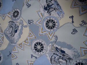 89★幅110cm×130cm※カラフル※馬柄/カーボーイ※材料用※手芸※洋裁※インテリア※小物作りに※スカーフに※雑貨