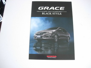 純正カタログ　ホンダ　グレース GRACE BLACK STYLE　ブラックスタイル　GM4 GM5　2018年12月　特別限定モデル