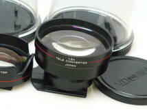 ★MINOLTA(ミノルタ)◆ TELE CONVERTER 1.5X ・ WIDE CONVERTER 0.65 ●良品_画像2