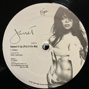 promo only / Janet Jackson / Speed It Up (Put It On Me) / Love Me Remix / 12 レコード