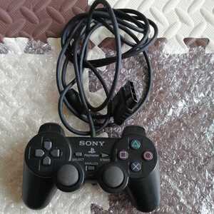 美品 SPCH-10010 PS2 純正コントローラー ブラック 黒 DUALSHOCK 2 SONY 動作確認済み デュアルショック2 プレステ2 即決 送料無料