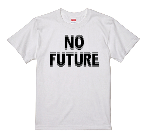 NO FUTURE Tシャツ　Sサイズ　ホワイト×ブラック