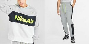  tag equipped M size Nike NSW AIR reverse side nappy air fleece Crew & jogger pants setup jersey NIKE AIR