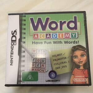DS　WORD ACADEMY 海外版　ソフト　知育　勉強　ゲーム　英才教育