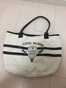 トートバッグ ロゴトートバッグ セシルマクビー CECILMCBEE