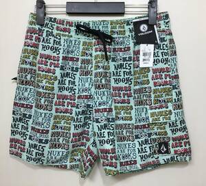 VOLCOM ボルコム A2511900SEA メンズL ボードショーツ BoardShorts サーフトランクス 水着 シー・グラス色 ヴォルコム 新品 即決 送料無料