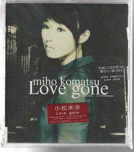  Komatsu Miho san [Love gone] CD не использовался * нераспечатанный 