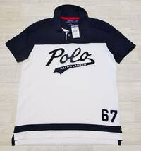 【未使用】★POLO RALPH LAUREN/ポロラルフローレン/半袖/鹿の子/デザイン/ポロシャツ★【P-702】_画像1