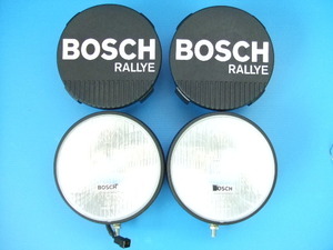 当時物 新品 BOSCHラリー225 丸型 22cm ドライビングランプ H3バルブ 補助灯 フォグランプ ボッシュ 旧車 昭和ランドクルーザー オフロード