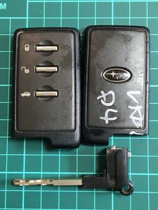 SB1838スバル 送料185円 純正 キーレス リモコン スマートキー レガシー アウトバック インプレッサ エクシーガ等 3ボタン YA5