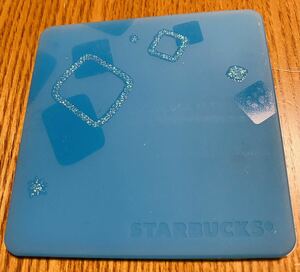 Starbucks Coffee Silicon Coaster Light Blue