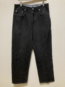 USA б/у одежда POLO JEANS COMPANY RL Polo джинсы Ralph Lauren Denim брюки 33×30 черный Denim 