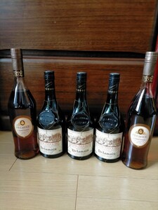 古酒 ブランデー5本セット クルボアジェ プルミエ 700ml 2本 デラマン PALE & DRY 3本