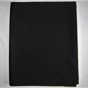 ★中古品 シワ 色落ち 日焼けの変色あり マルチクロス 布 ファブリック 約145cm×115cm 綿100% 黒 無地 企画・製造インテリアート 日本製★