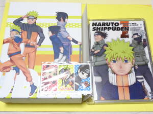 NARUTO -ナルト- 疾風伝 過去篇 木の葉の軌跡 1 初回限定版 DVD 全5巻収納BOX ナルデコステッカー 付き
