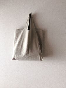 *handmade シンプルトートバッグ ::きなり