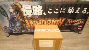 (12 starter )6 carton entering { Invasion to-na men to pack English version . Japanese?}[INV] for sales promotion flag attaching box out of print rare .. repeated record prohibition 