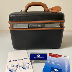  Samsonite Vintage ящик для косметики переиздание samsonite 900series Италия покупка не использовался черный Z хранение 15 год роскошный натуральная кожа specification примерно 37×21×27