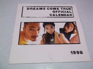 (　ドリカム DREAMS COME TRUE 【　1998カレンダー　31×31cm　】 美品♪　吉田美和