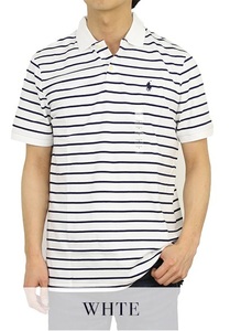 新品 アウトレット 2415 Sサイズ polo ralph lauren ポロ ラルフ ローレン 半袖 ポロシャツ コットン ジャージー ボーダー