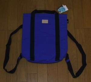 * new goods Roo tote bag ROOTOTE light weight 2Way rucksack & tote bag SN.seo Roo. washer -A blue man woman OK