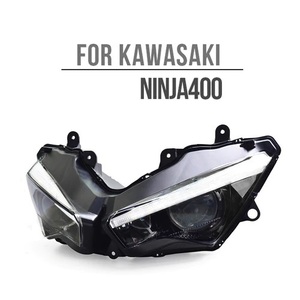 Ninja 400 LEDプロジェクターヘッドライト DRL+ウインカー Eマーク承認