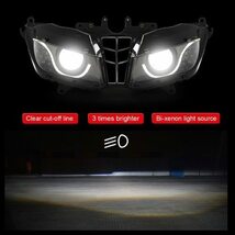  CBR600RR 13-18 HID プロジェクターヘッドライト DRL+ウインカー_画像9