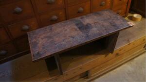  очень большой из дерева письменный стол старый инструмент Vintage ⑤