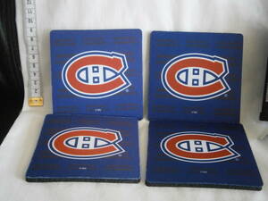 NHL　Montreal Canadiens（モントリオールカナディアン）　コースターセット