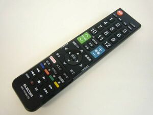 ○8130○(即決)ELECOM/エレコム ERC-TV01BK-TO テレビ用リモコン