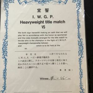 IWGP初代ヘビー級チャンピオンベルト公式レプリカ新日本プロレスの画像10