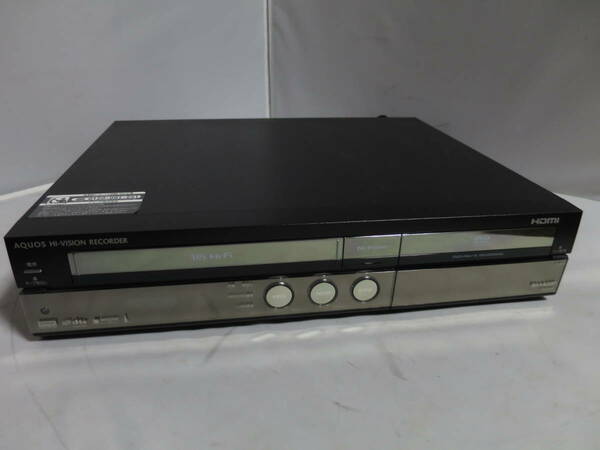 SHARP DV-ACV52 VHS/HDD/DVDレコーダー　リモコン付き