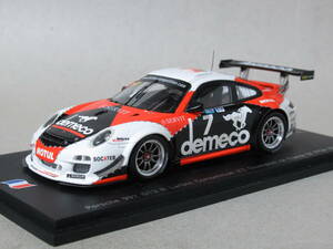 1/43 ポルシェ 997 GT3 R ラルブルコンペティション #7 フランス GT FFSA 2010 チャンピオン