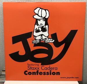 レア プロモ盤 2000 Jay Feat Staxx Cadera / Confession Remix Paul Pesco DJ Koya Jun Nagasaki Original Japan オリジナル 国内盤 BMG