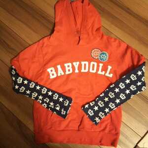 BABYDOLL袖切り替えTシャツ150cm