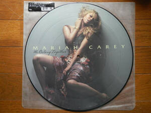 【12】MARIAH CAREY(9883354欧州ISLAND DEF JAM2005年PICTURE DISCピクチャー盤WE BELONG TOGETHER)