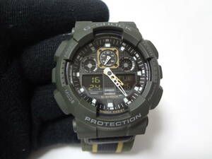 カシオ CASIO Gショック G-SHOCK Military Color Series（ミリタリーカラーシリーズ） GA-100MC-3AJF 展示未使用品