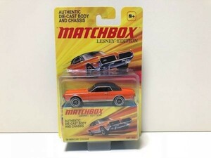 レア【 LESNEY EDITION 】 '68 MERCURY COUGAR マーキュリー クーガー / MATCHBOX マッチボックス 管理C5-6