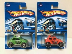 レア【 2005 KAR KEEPERS 限定 】 2台セット BAJA BUG / VW バハバグ ビートル / HOT WHEELS ホットウィール 管理C5