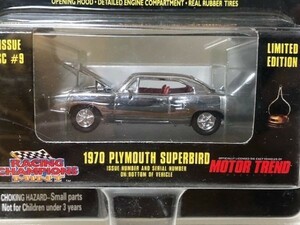 限定【 クローム ! スーパーバード 】 1970 PLYMOUTH SUPER BIRD / MOTOR TREND レーシングチャンピオン RACING CHAMPIONS プリムス / C4