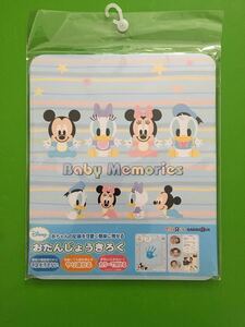 * Disney ...... Kiroku *Baby Memories baby . birth record * toy The .sPILOT* made in Japan * Mickey minnie Donald daisy 