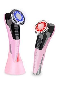 温冷美顔器 イオン導出/導入 光エステ振動マッサージ EMS微電流 ほうれい線改善 美肌 保湿 抗老化 小顔 1台8役 自宅エステ