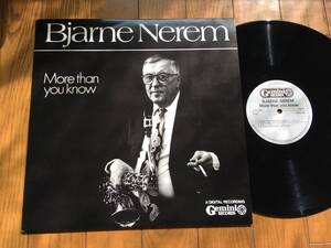 ★GEMINI RECORDS BJARNE NEREM＋LARS SJOSTEN TRIO ※北欧 ノルウェー