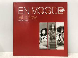 【B-6】　　EN VOGUE let it flow(Remixes) レコード