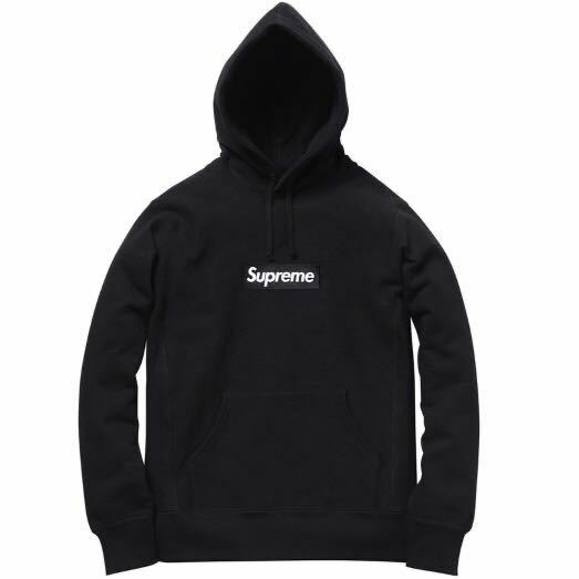 Supreme 12AW Box logo pullover sweatshirt hooded M シュプリーム ボックスロゴ パーカー 黒 BLACK スウェット