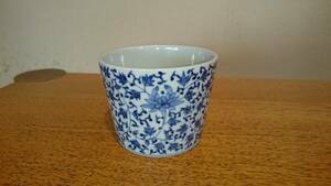  Arita ... kiln flower Tang . pattern soba sake cup 