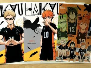 ハイキュー!!　HAIKYU!!　烏野高校　日向翔陽　月島蛍　他　合計3枚　クリアファイル (6553)