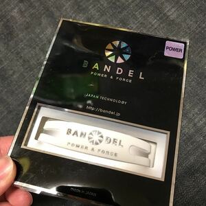 新品未使用　BANDEL ブレスレット S 16cm ホワイトシルバー　メタリックシリーズ　磁気